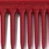 JRL Professional - Long Round Tooth Cutting Comb 9" Red