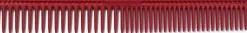 JRL Professional - Long Round Tooth Cutting Comb 9" Red