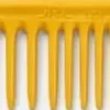 JRL Professional - Long Round Tooth Cutting Comb 9" Yellow