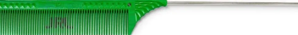 JRL Professional - Pin Tail Comb 8,8" Green