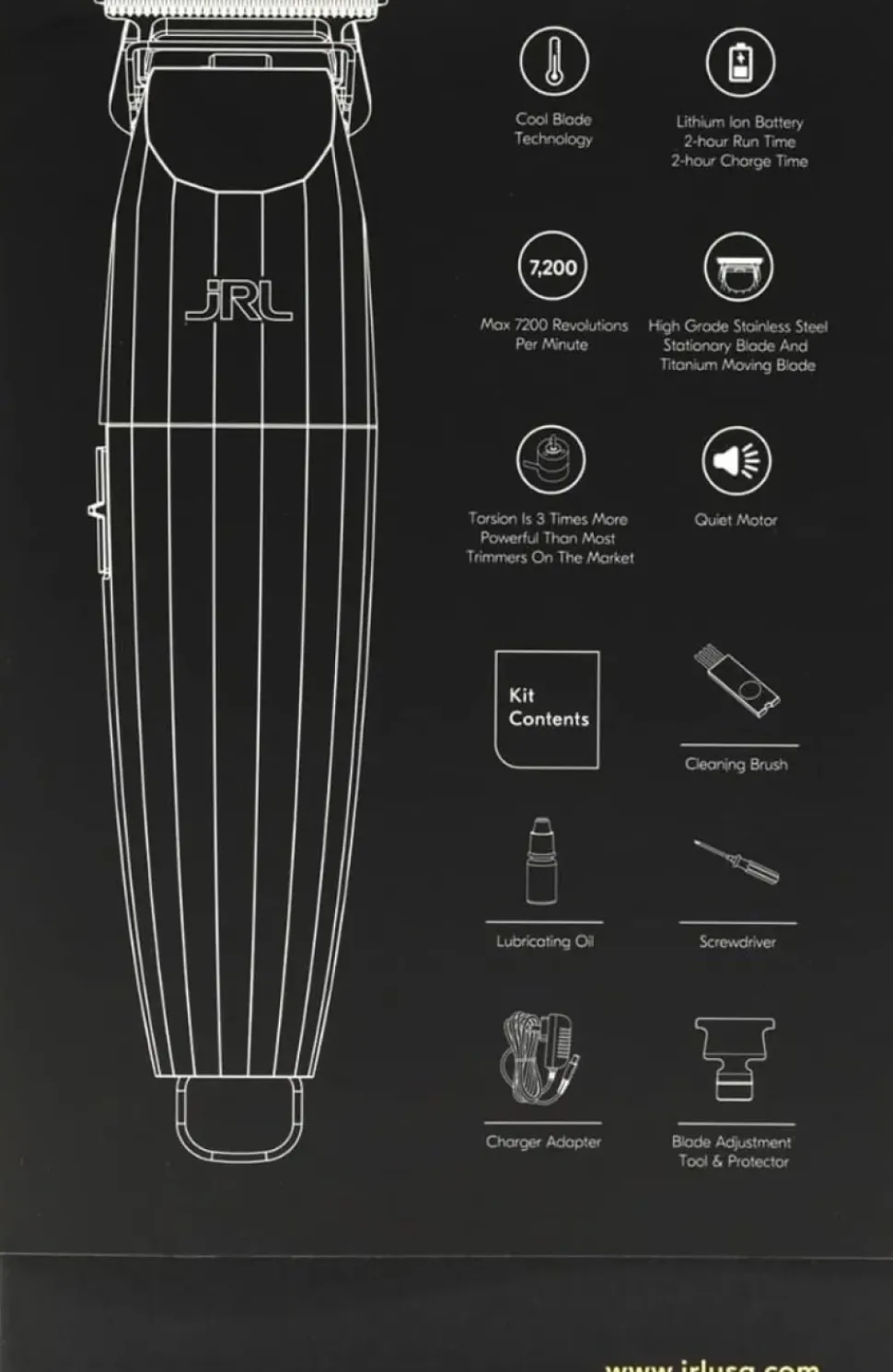 JRL Professional - Trimmer Fresh 2020T Gold
