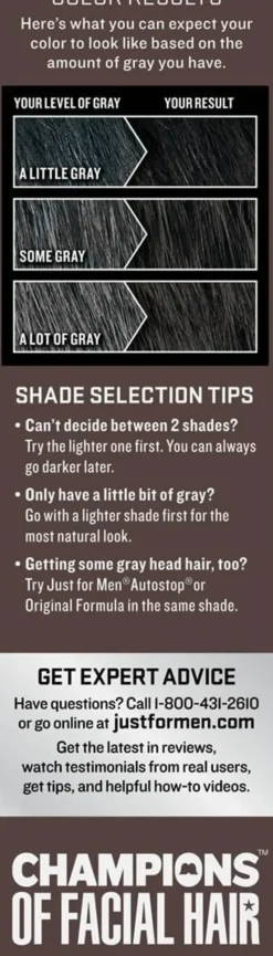 Just For Men - Mustache & Beard Color (Dark Brown)