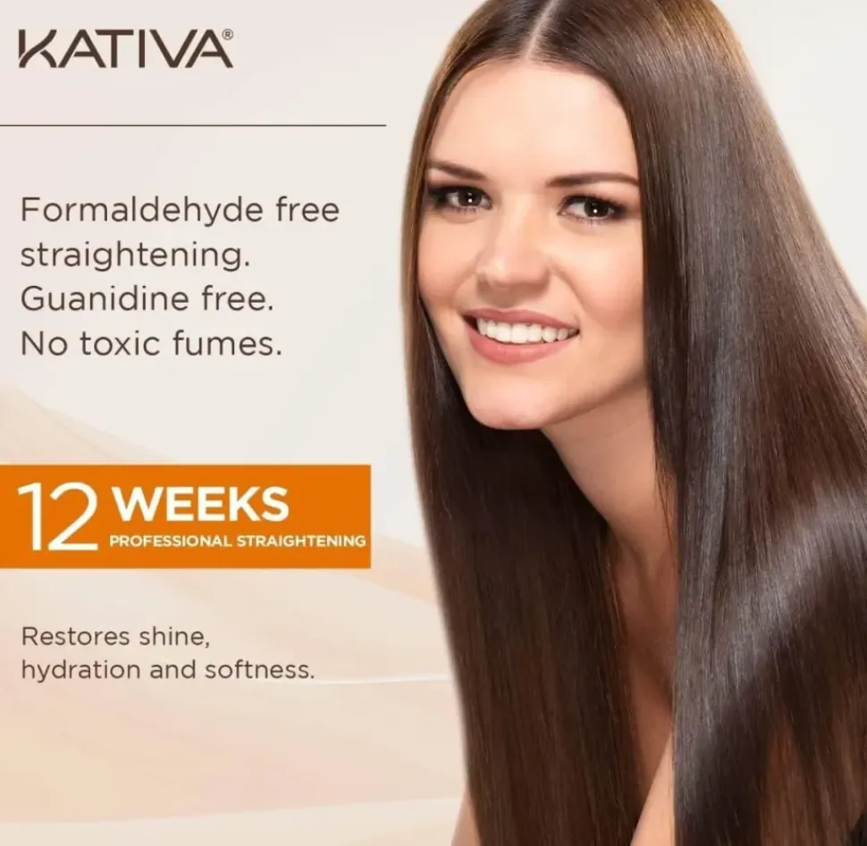 Kativa Alisado Brasileno Straightening Kit 225 ml
