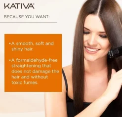 Kativa Alisado Brasileno Straightening Kit 225 ml