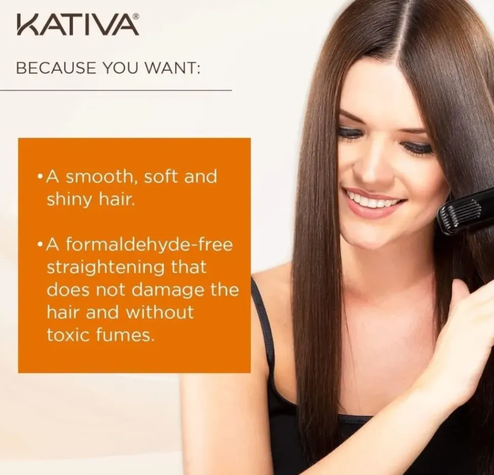 Kativa Alisado Brasileno Straightening Kit 225 ml