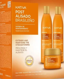 Kativa Kit 3 Straightening Post Treatment - 600 ml