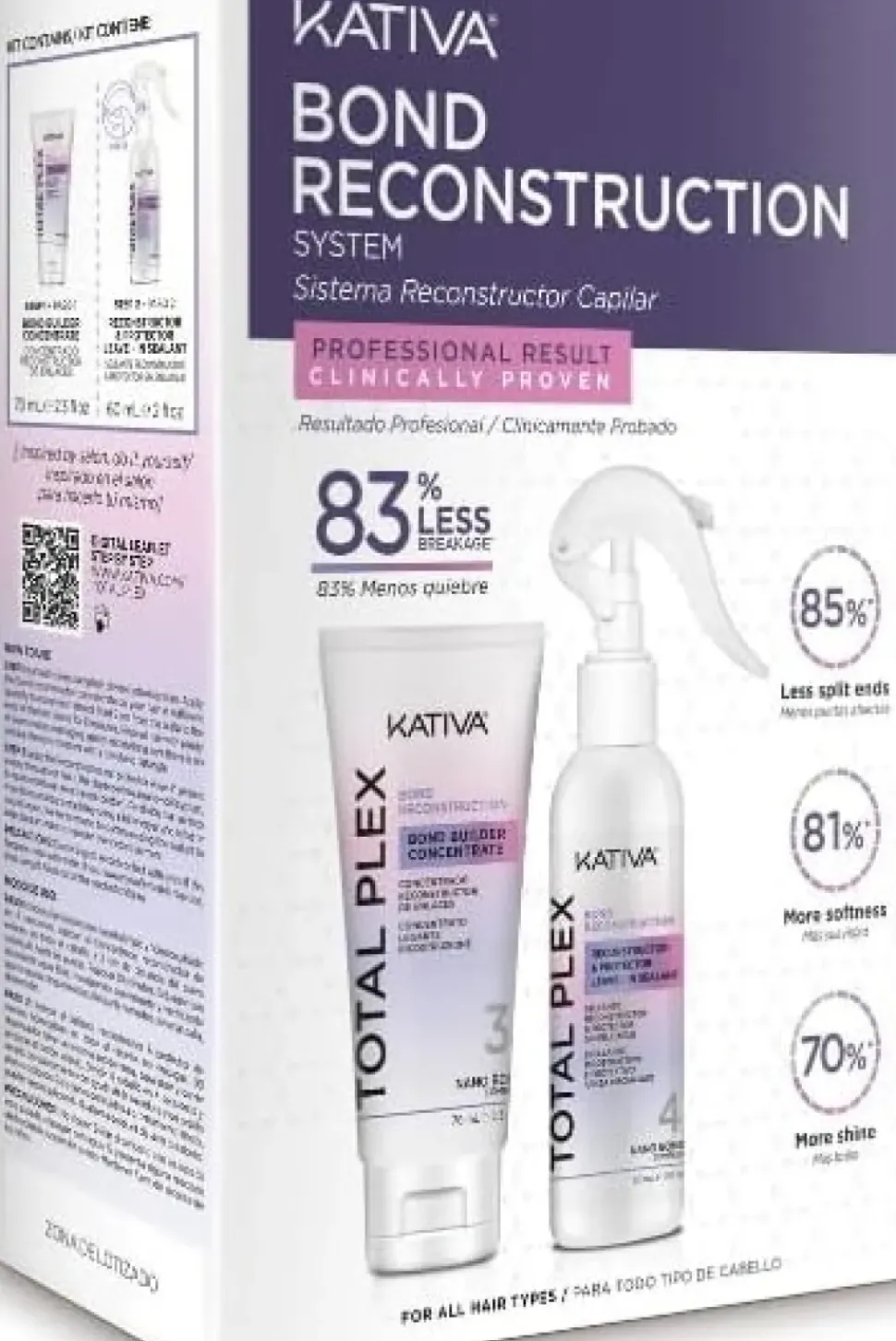 Kativa Total Plex Bond Repair Kit - 130 ml