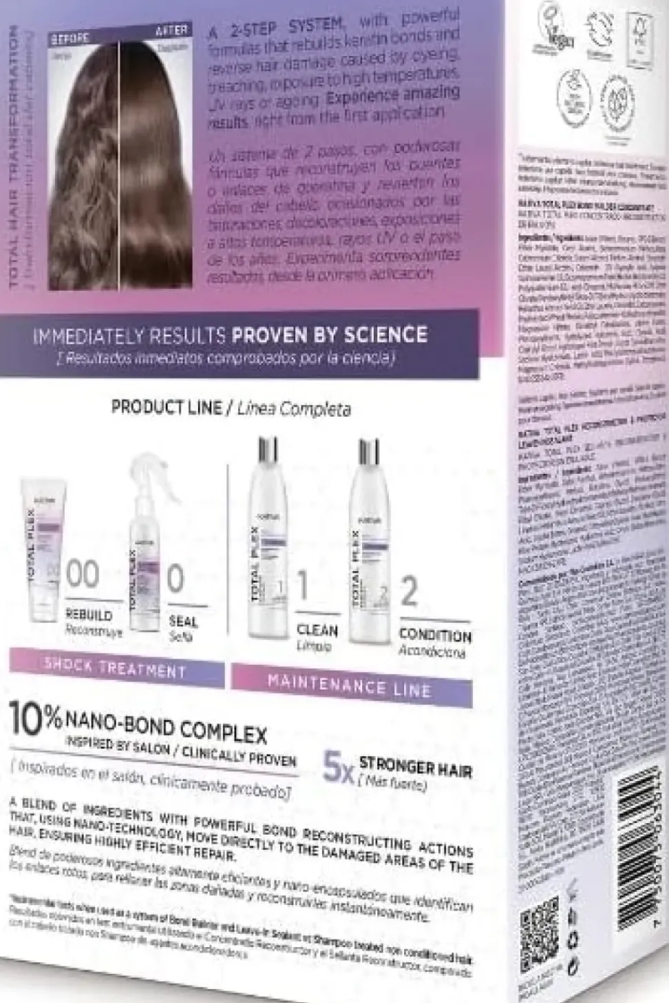 Kativa Total Plex Bond Repair Kit - 130 ml