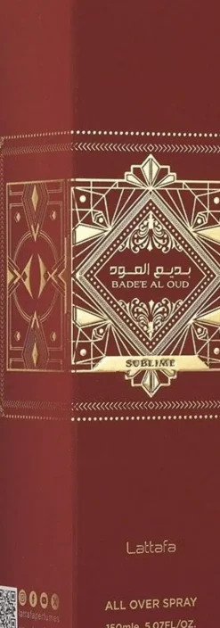 ​Lattafa All Over Spray Badee Al Oud Sublime EDP 150 ml