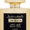 Lattafa Confidential Private Gold Unisex Eau de Parfum 100 ml