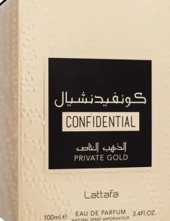 Lattafa Confidential Private Gold Unisex Eau de Parfum 100 ml