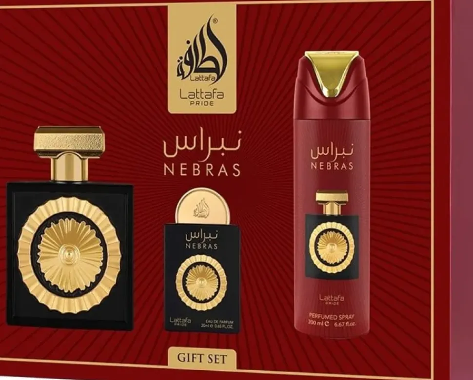 Lattafa Pride Nebras 100 ml EDP + 20 ml EDP + 200 ml Deodorant
