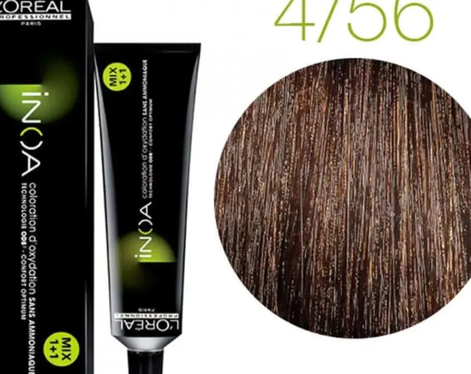 Loreal INOA 4,56 Mahogany Red Brown - 60 ml (U)