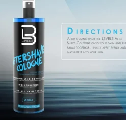 L3VEL3 - After Shave Spray Cologne Aqua 400 ml