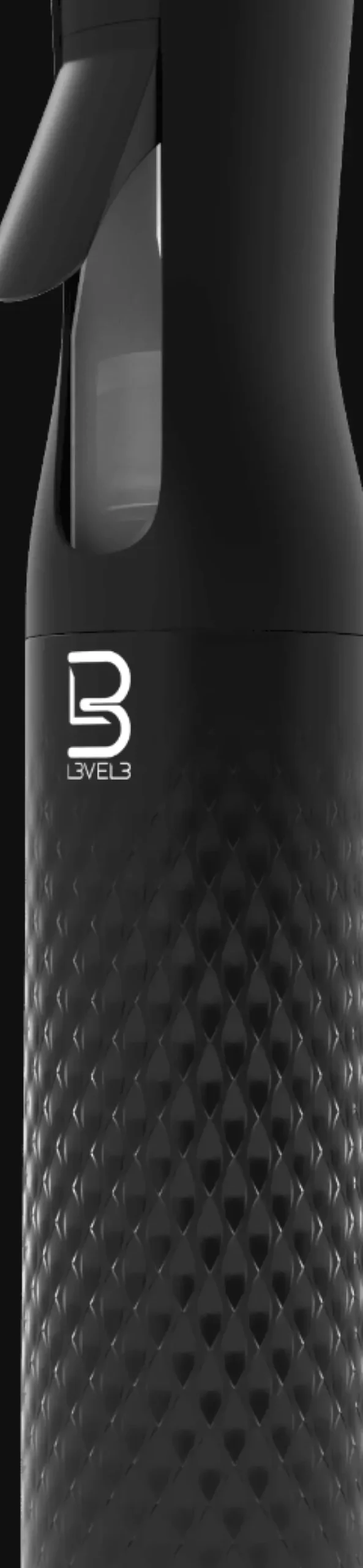 L3VEL3 - Beveled Continuous Spray Bottle Black