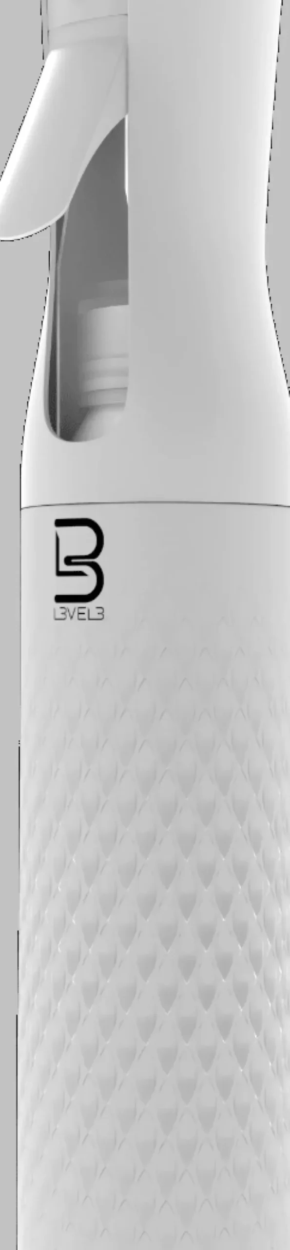L3VEL3 - Beveled Continuous Spray Bottle White