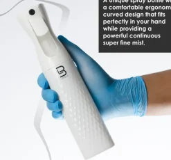 L3VEL3 - Beveled Continuous Spray Bottle White