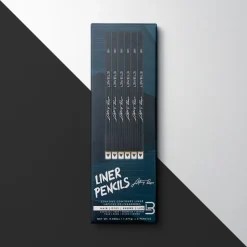 L3VEL3 - Black Color Liner Pencils - 6 pcs