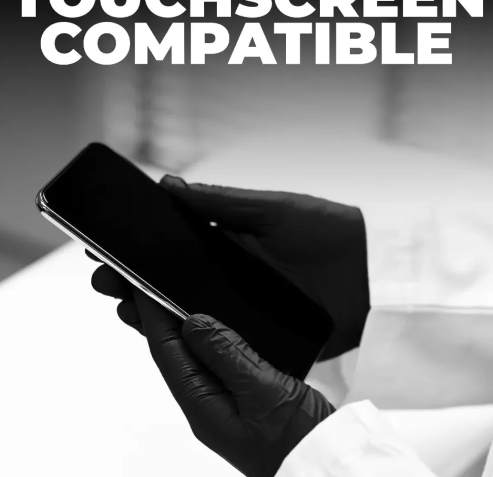 L3VEL3 Black Small Professional Nitrile Gloves 100 Pack