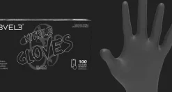 L3VEL3 Blue Medium Professional Nitrile Gloves 100 Pack