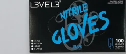 L3VEL3 Blue Small Professional Nitrile Gloves 100 Pack