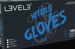 L3VEL3 Blue Small Professional Nitrile Gloves 100 Pack