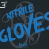 L3VEL3 Blue X-Large Professional Nitrile Gloves 100 Pack