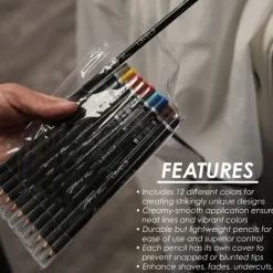L3VEL3 - Color Liner Pencils – 12 Pcs