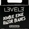 L3VEL3 Double-Edge Razor Blades 100 Pcs