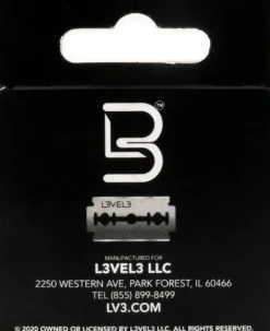 L3VEL3 Double-Edge Razor Blades 100 Pcs