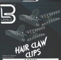 L3VEL3 - Hair Claw Clips 4 Pack