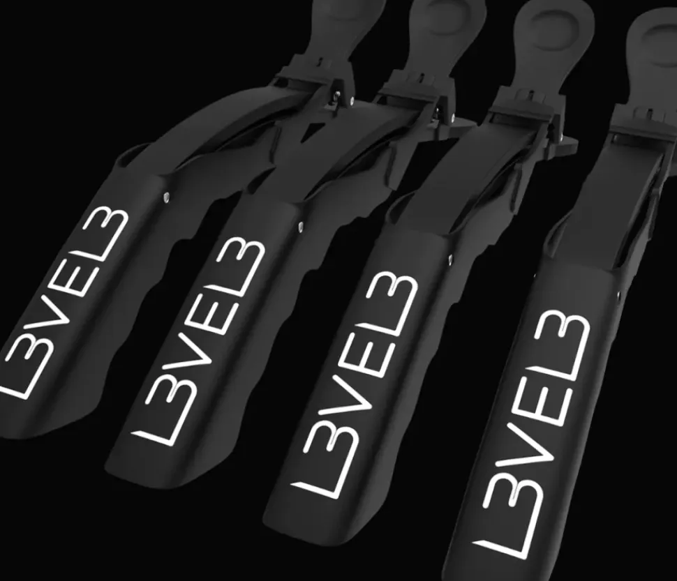 L3VEL3 Hair Croc Clips 4 Pack