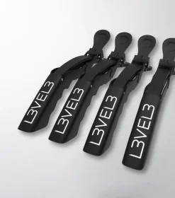 L3VEL3 Hair Croc Clips 4 Pack