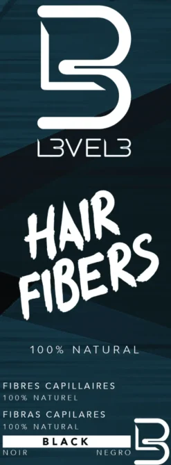 L3VEL3 Hair Fibers Black 27.5g