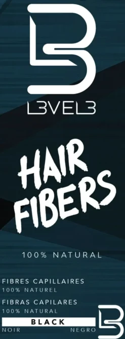 L3VEL3 Hair Fibers Black 27.5g