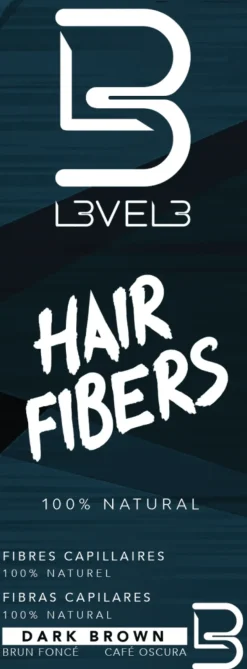 L3VEL3 Hair Fibers Brown 27.5g