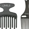 L3VEL3 - Hair Pick Comb Set 2 Pcs