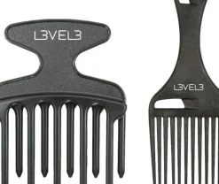 L3VEL3 - Hair Pick Comb Set 2 Pcs