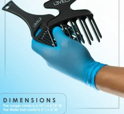 L3VEL3 - Hair Pick Comb Set 2 Pcs