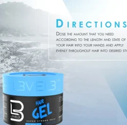 L3VEL3 - Hair Strong Hold Styling Gel 500 ml