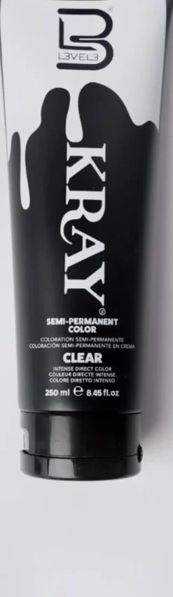 L3VEL3 Kray Clear Semi Permanent Color Tube 250 ml