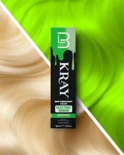 L3VEL3 Kray Electric Green Semi Permanent Color Tube 100 ml
