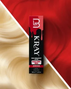 L3VEL3 Kray Electric Red Semi Permanent Color Tube 100 ml