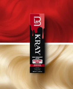 L3VEL3 Kray Electric Red Semi Permanent Color Tube 100 ml