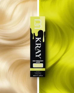 L3VEL3 Kray Electric Yellow Semi Permanent Color Tube 100 ml