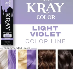 L3VEL3 Kray Light Violet Semi Permanent Color Tube 100 ml