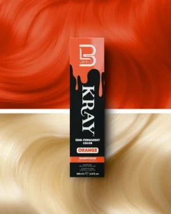 L3VEL3 Kray Orange Semi Permanent Color Tube 100 ml