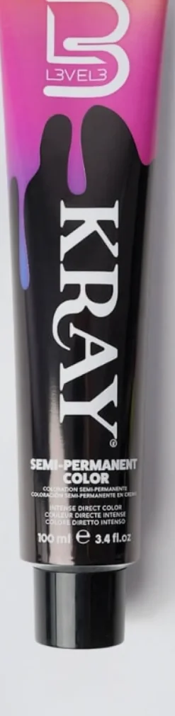 L3VEL3 Kray Orange Semi Permanent Color Tube 100 ml
