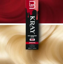 L3VEL3 Kray Red Semi Permanent Color Tube 100 ml