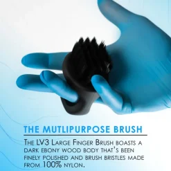 L3VEL3 Large Finger Brush